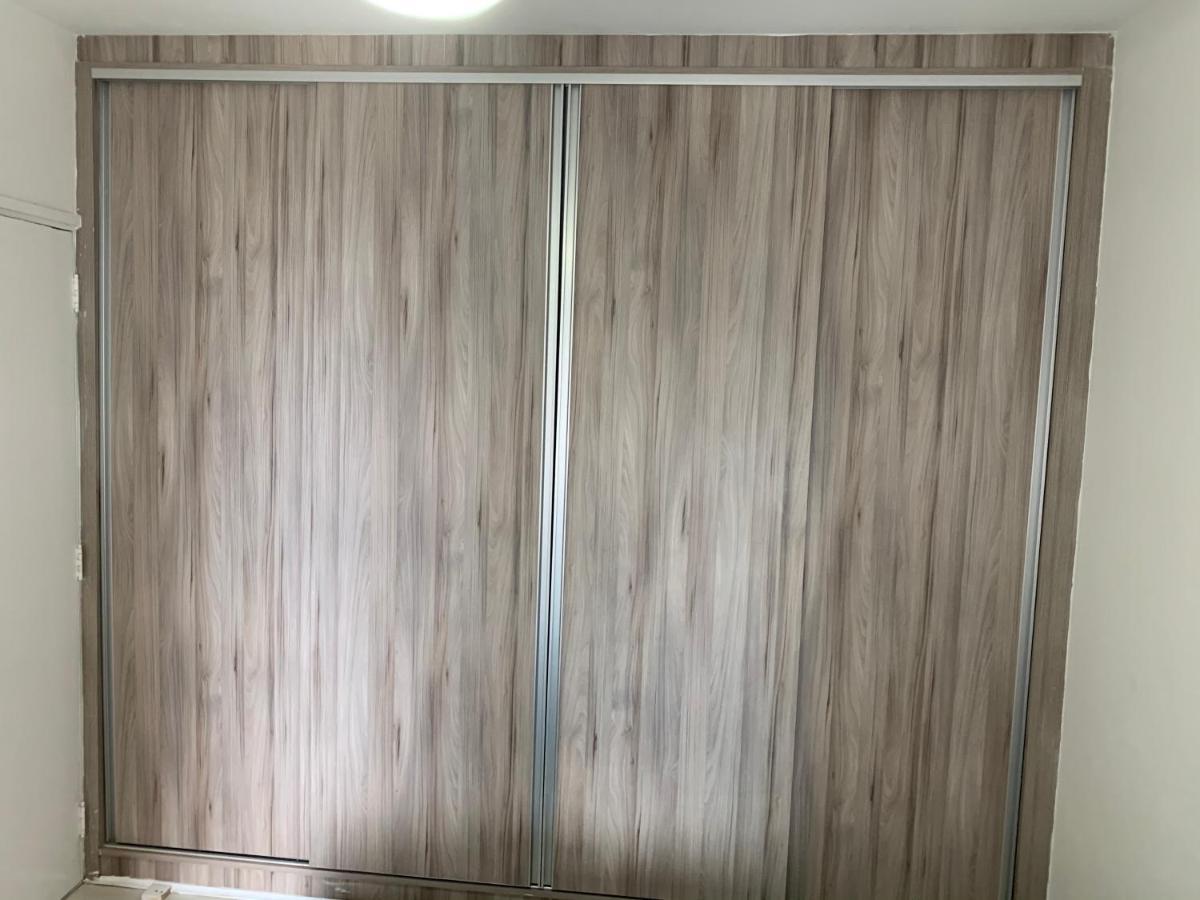 Sao Vicente Itarare Predio Frente Mar Apto Fundo Vista Parcial Ngoại thất bức ảnh